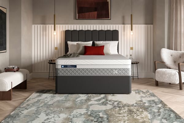 An image for Sealy Soothe Hybrid Memory Mattress
