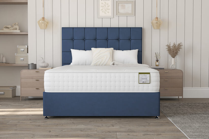 An image for Highgrove Belmont 1000 Pocket Natural Mattress + Premium Divan Bed