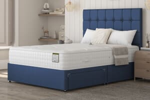 A product image for the Highgrove Belmont 1000 Pocket Natural Mattress + Premium Divan Bed
