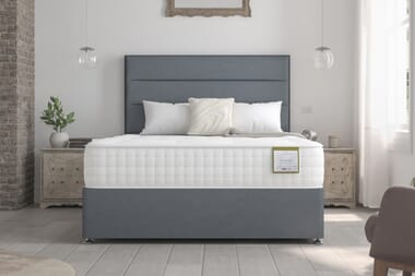 An image for Highgrove Somerset 2000 Pocket Natural Mattress + Premium Divan Bed