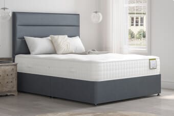 A product image for the Highgrove Somerset 2000 Pocket Natural Mattress + Premium Divan Bed