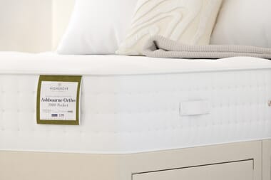 An image for Highgrove Ashbourne Ortho 2000 Pocket Natural Mattress + Premium Divan Bed