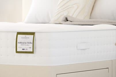 An image for Highgrove Ashbourne Ortho 2000 Pocket Natural Mattress + Premium Divan Bed