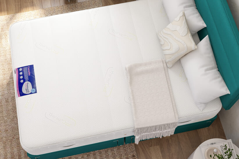 An image for Camellia Traditionally Sprung Mattress + Premium Divan Bed
