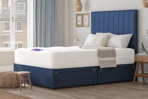 A product image for the Daphne Ortho Traditionally Sprung Mattress + Premium Divan Bed