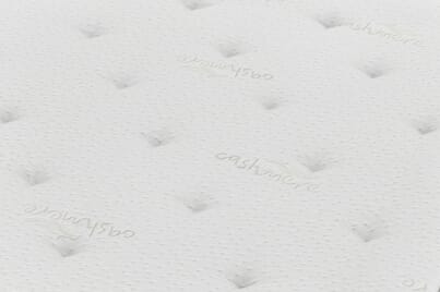 An image for Cashmere Ortho 1000 Pocket British Wool Mattress + Premium Divan Bed