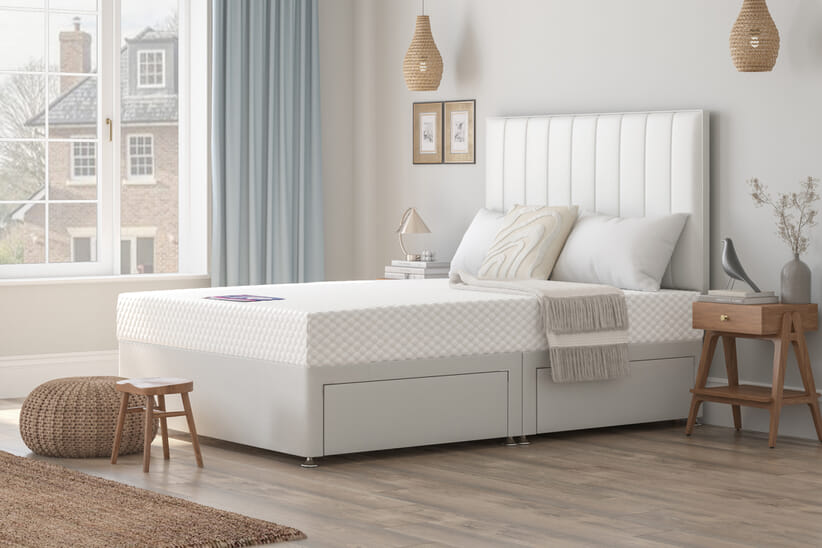 An image for Classic Memory Foam Mattress + Premium Divan Bed