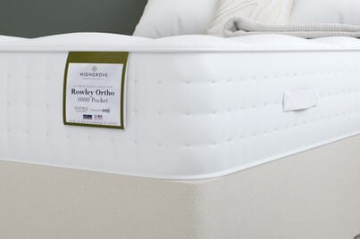An image for Highgrove Rowley Ortho 1000 Pocket Natural Mattress + Premium Divan Bed