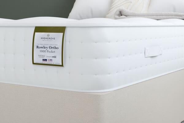 An image for Highgrove Rowley Ortho 1000 Pocket Natural Mattress + Premium Divan Bed