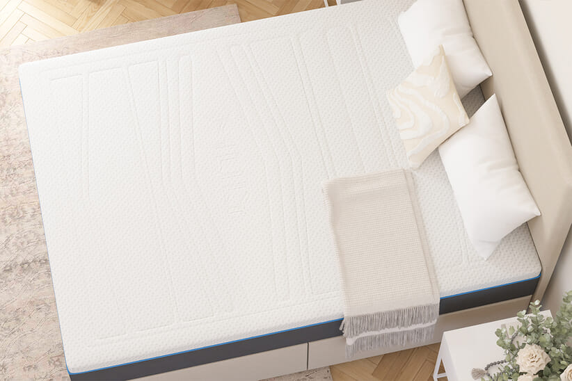 An image for MLILY®​ Arctic Ortho 1800 Cool Gel Hybrid Mattress + Ottoman Divan Bed