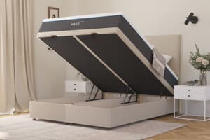 A product image for the MLILY®​ Arctic Ortho 1800 Cool Gel Hybrid Mattress + Ottoman Divan Bed