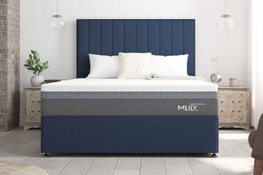 An image for MLILY®​ Summit Ortho 2800 Cool Gel Hybrid Mattress + Ottoman Divan Bed
