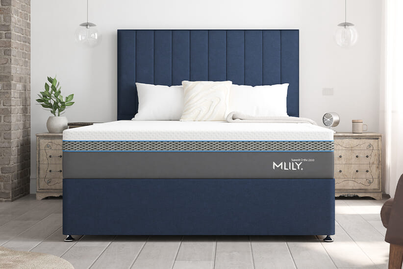 An image for MLILY®​ Summit Ortho 2800 Cool Gel Hybrid Mattress + Premium Divan Bed