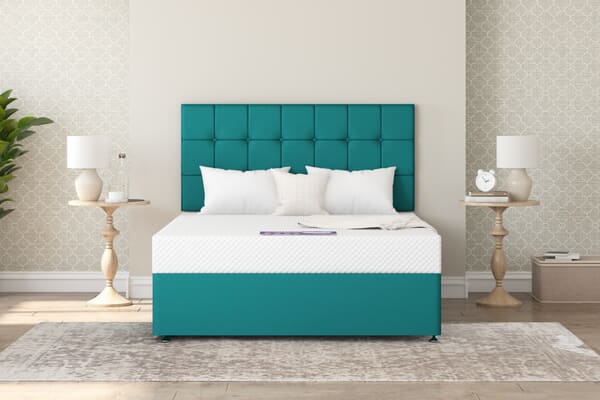 An image for Simply Memory Pocket 1000 Hybrid Mattress + Premium Divan Bed