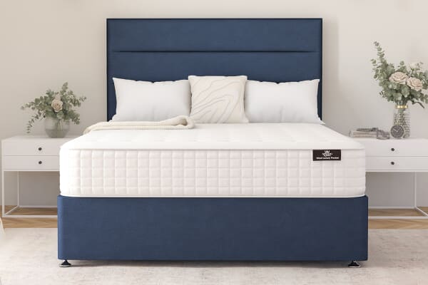 An image for Spring King® Wool Luxury Pocket Mattress + Ottoman Divan Bed