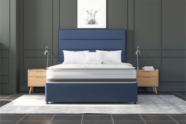 An image for Spring King® Harmony 2000 Ortho Pillow Top Mattress + Ottoman Divan Bed