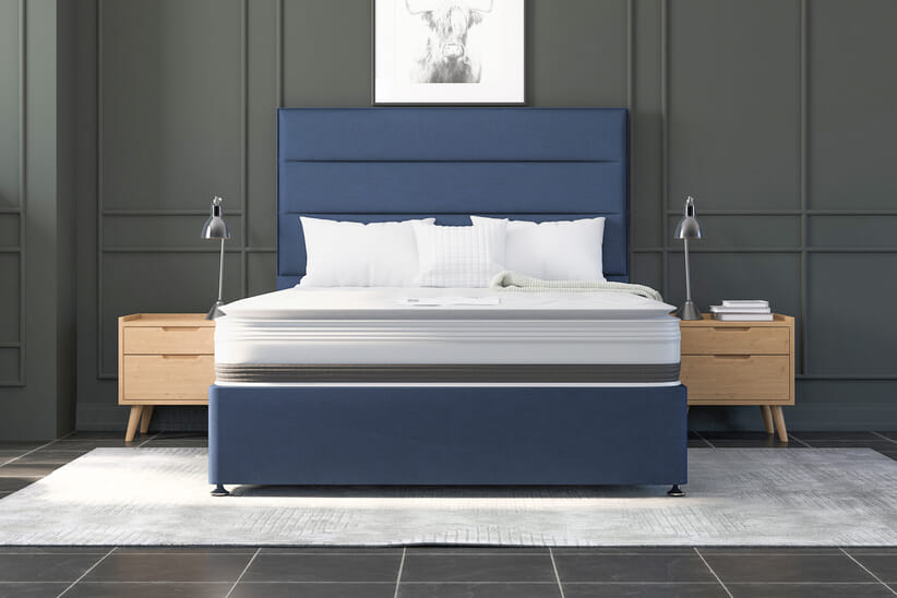 An image for Spring King® Harmony 2000 Ortho Pillow Top Mattress + Premium Divan Bed