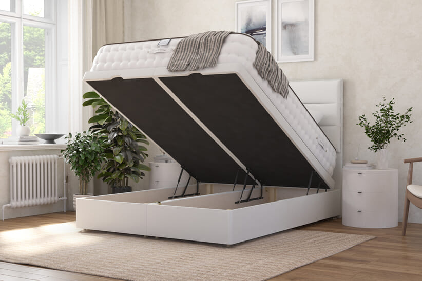 An image for Tuft & Springs™ Indulgence 1000 Mattress + Ottoman Divan Bed