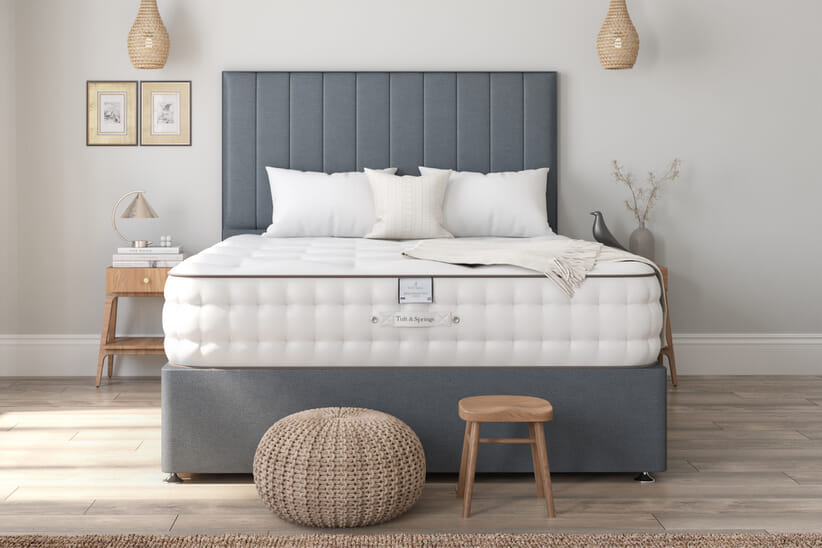 An image for Tuft & Springs™ Ortho Brilliance 2000 Mattress + Ottoman Divan Bed
