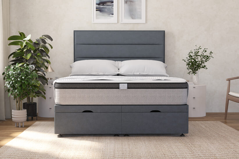 An image for Tuft & Springs™ Radiance 1000 Gel Hybrid Mattress + Premium Divan Bed