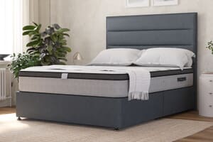 A product image for the Tuft & Springs™ Radiance 1000 Gel Hybrid Mattress + Premium Divan Bed