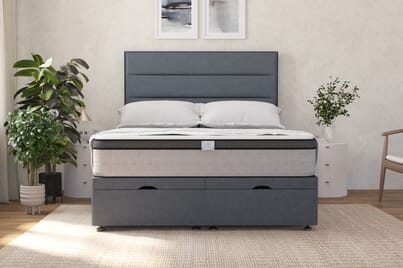 An image for Tuft & Springs™ Radiance 1000 Gel Hybrid Mattress + Ottoman Divan Bed