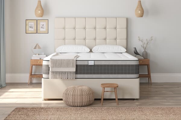 An image for Tuft & Springs™ Affinity Ortho 1500 Gel Hybrid Mattress + Ottoman Divan Bed