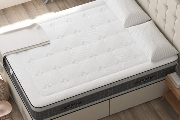 An image for Tuft & Springs™ Affinity Ortho 1500 Gel Hybrid Mattress + Ottoman Divan Bed