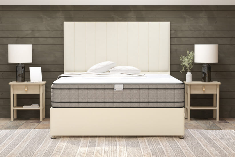 An image for Tuft & Springs™ Essence Ortho 2000 Gel Hybrid Mattress + Premium Divan Bed