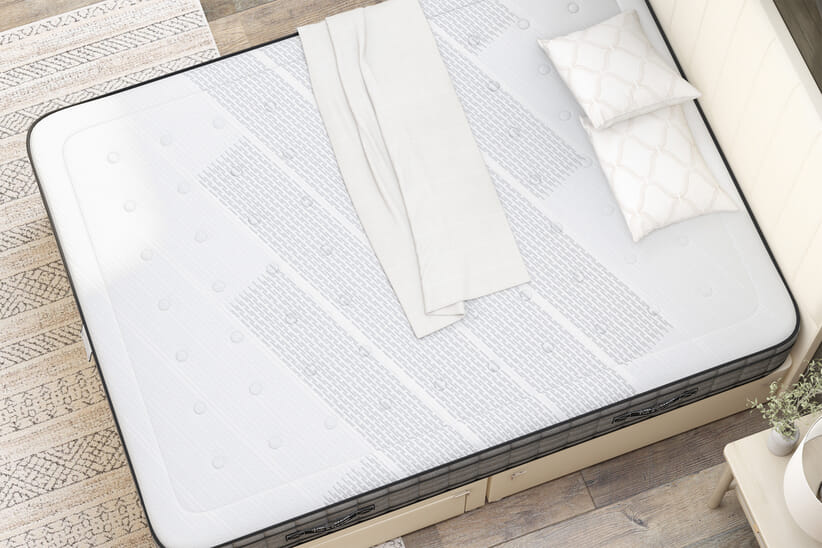 An image for Tuft & Springs™ Essence Ortho 2000 Gel Hybrid Mattress + Ottoman Divan Bed