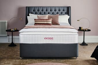 A product image for the Sleepeezee Memory 4000 Pocket Hybrid Ortho Mattress + Premium Divan Bed