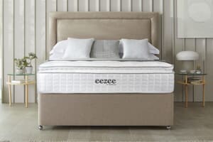 A product image for the Sleepeezee Natural 4000 Pocket Latex Ortho Mattress + Premium Divan Bed