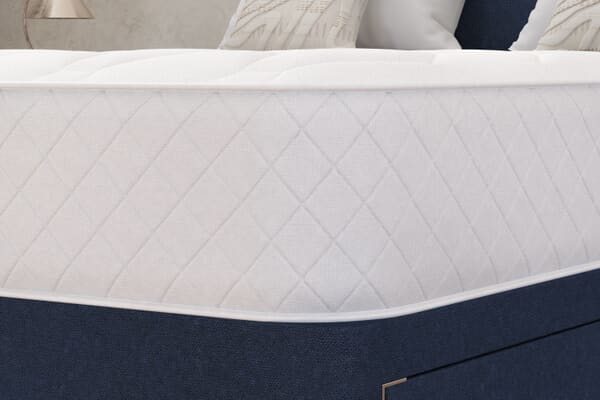 An image for Shire Bed Company Memory Deluxe 1000 Mattress + Ottoman Divan Bed