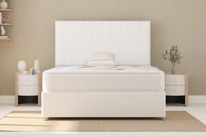 An image for Shire Bed Company Pocket Luxury 1000 Mattress + Ottoman Divan Bed