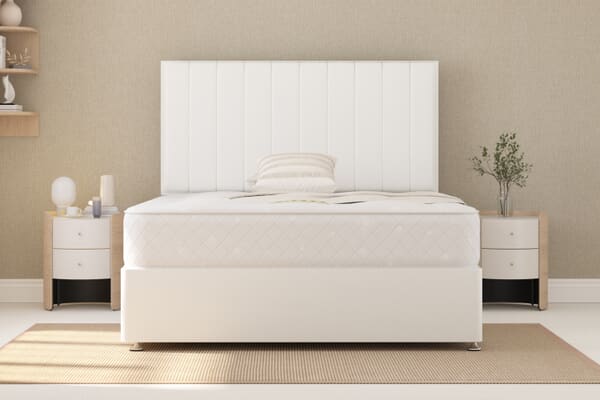 An image for Shire Bed Company Pocket Luxury 1000 Mattress + Ottoman Divan Bed