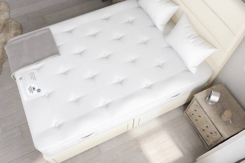 An image for Spring King® Ruby Ortho Extra Firm Mattress + Ottoman Divan Bed
