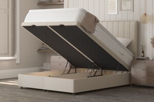 A product image for the Spring King® Sanctuary Spa 2000 Pillow Top Mattress + Ottoman Divan Bed