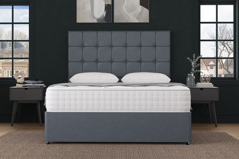 An image for Spring King® Backcare Ultimate 3000 Mattress + Ottoman Divan Bed