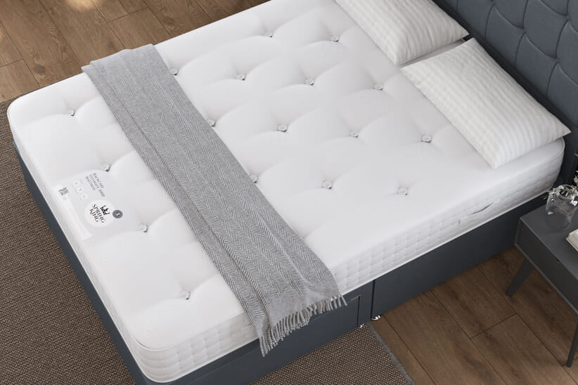 An image for Spring King® Backcare Ultimate 3000 Mattress + Ottoman Divan Bed
