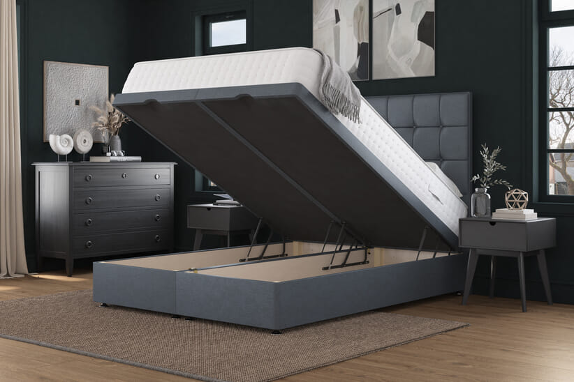 An image for Spring King® Backcare Ultimate 3000 Mattress + Ottoman Divan Bed