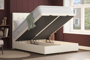 A product image for the Spring King® Wool Sublime 2000 Pillow Top Mattress + Ottoman Divan Bed
