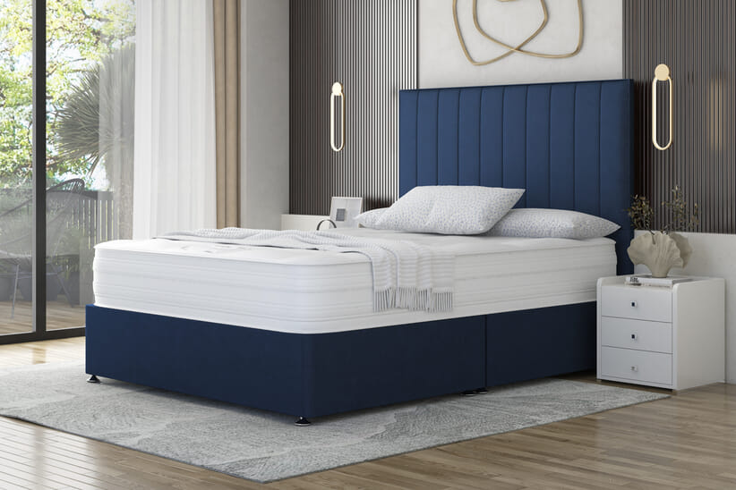 An image for Spring King® Pocket Memory Ortho 1500 Mattress + Premium Divan Bed