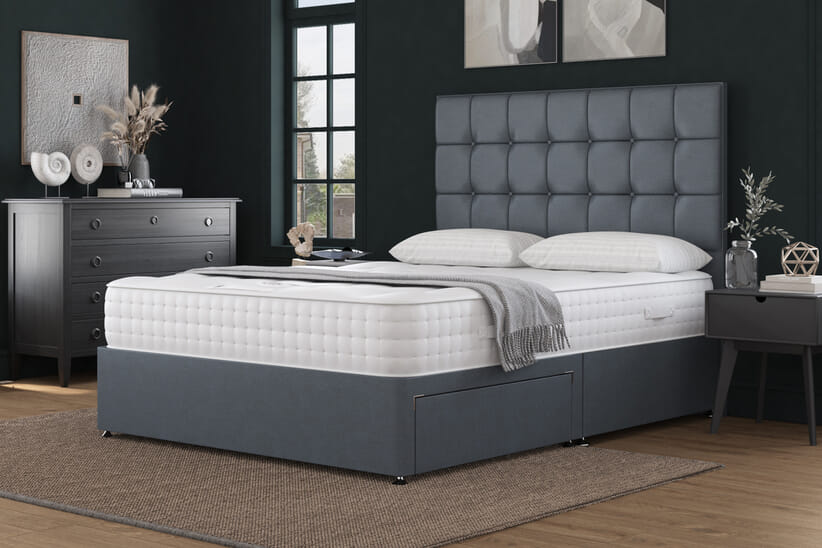An image for Spring King® Backcare Ultimate 3000 Mattress + Premium Divan Bed