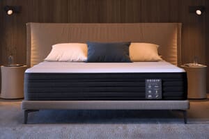 A product image for the Origin Hybrid Pro Mattress