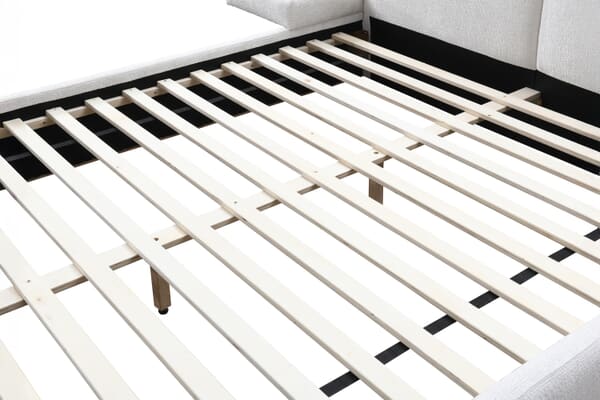 An image for Como White Fabric Bed