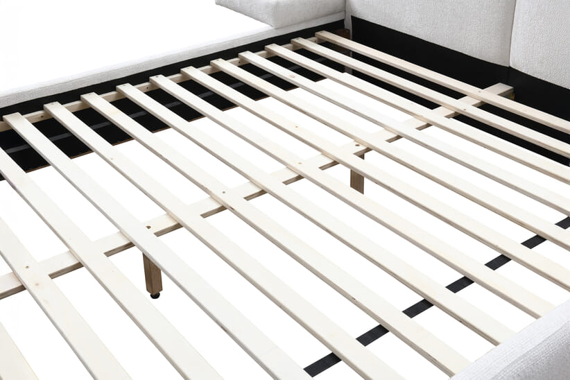An image for Como White Fabric Bed