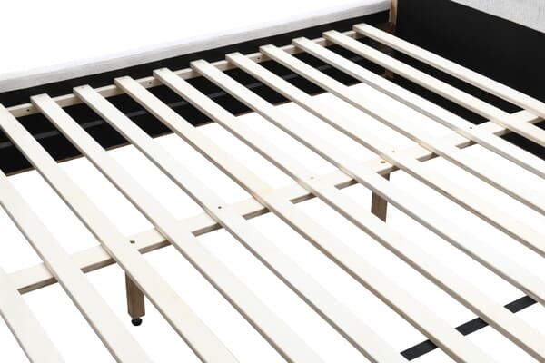 An image for Girona White Fabric Bed