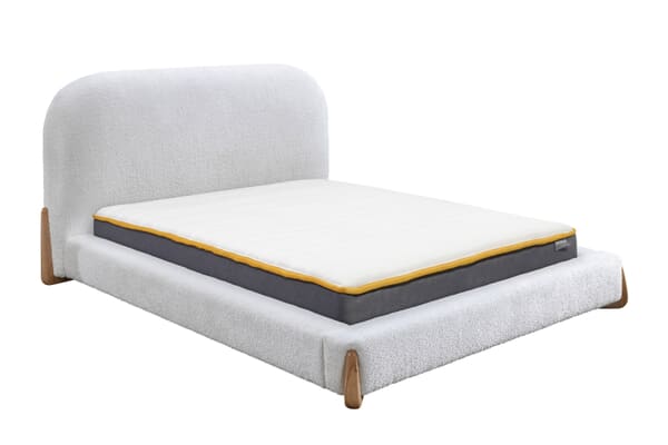 An image for Amalfi White Fabric Bed
