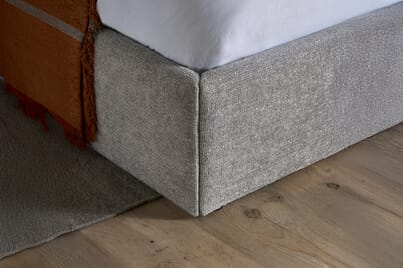 An image for Milan Grey Upholstered Bed