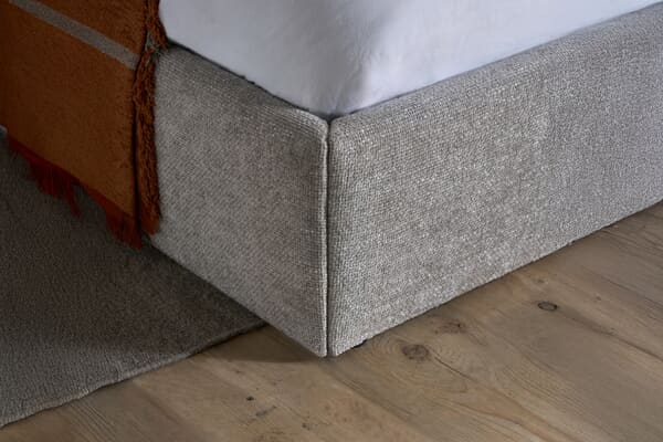 An image for Milan Grey Upholstered Bed